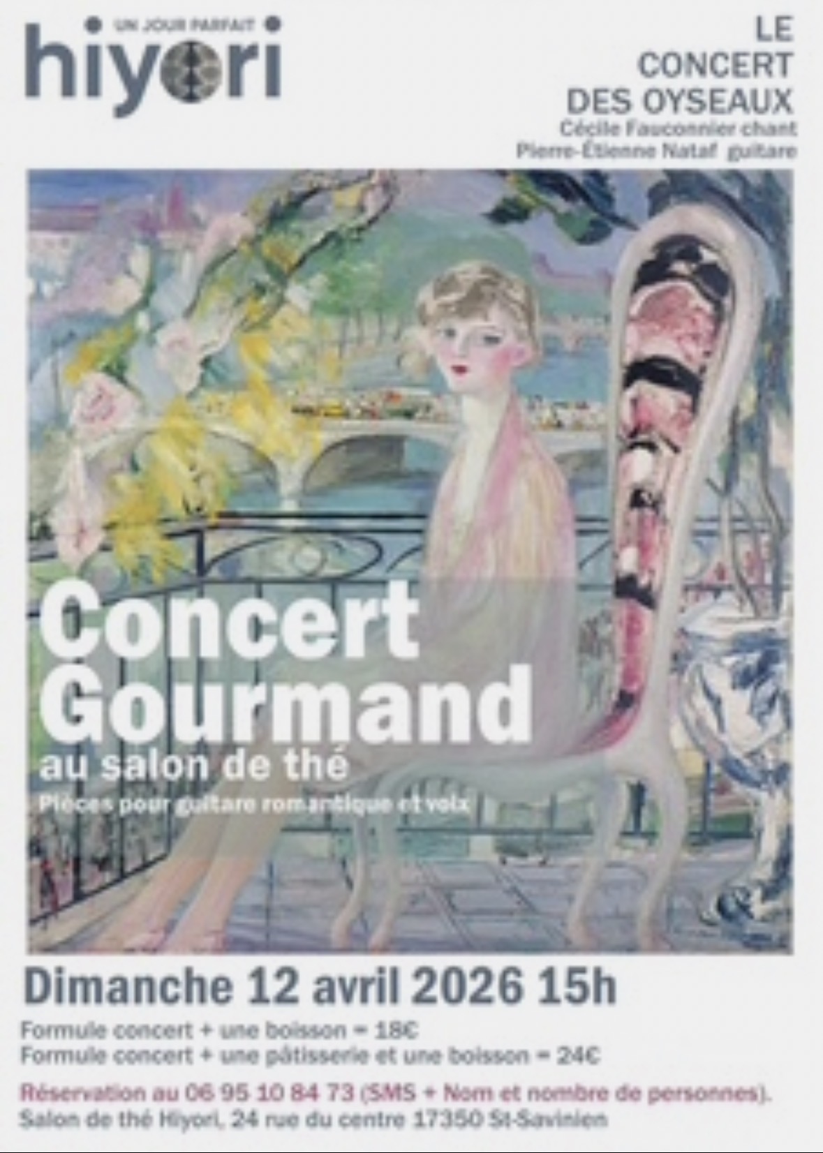 Concert gourmand au salon de thé