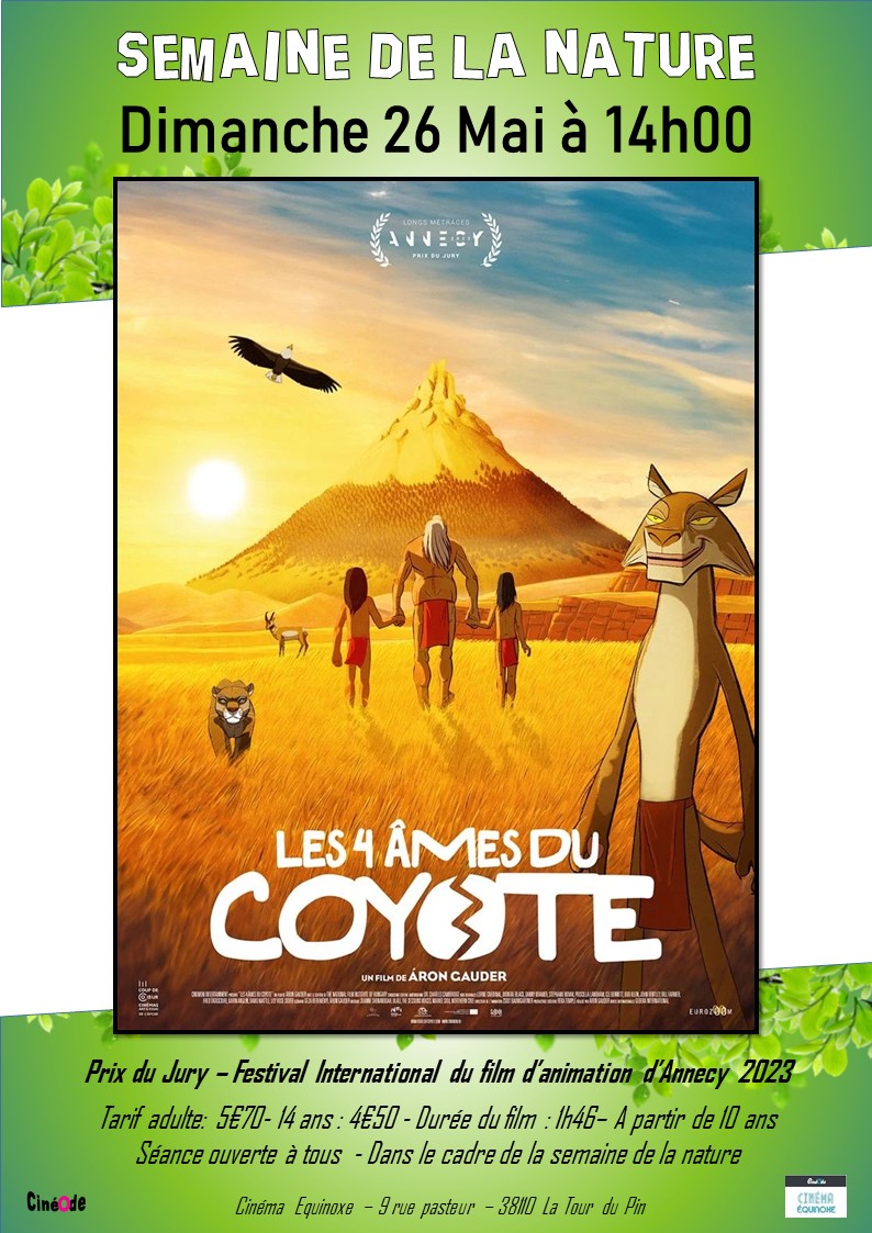 Projection du film « Les 4 âmes du coyote »