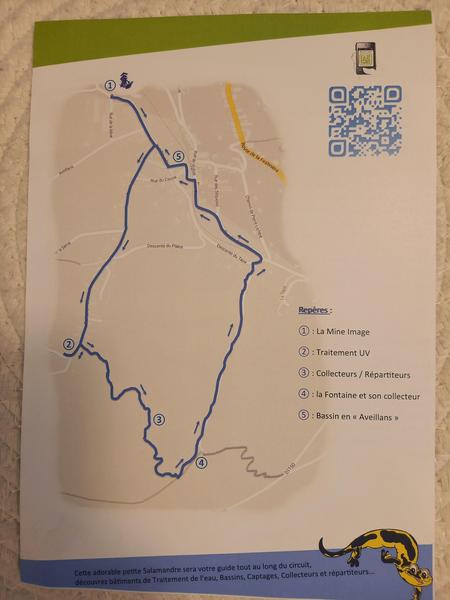 Circuit piéton et  découverte : de la source au robinet._La Motte-d'Aveillans