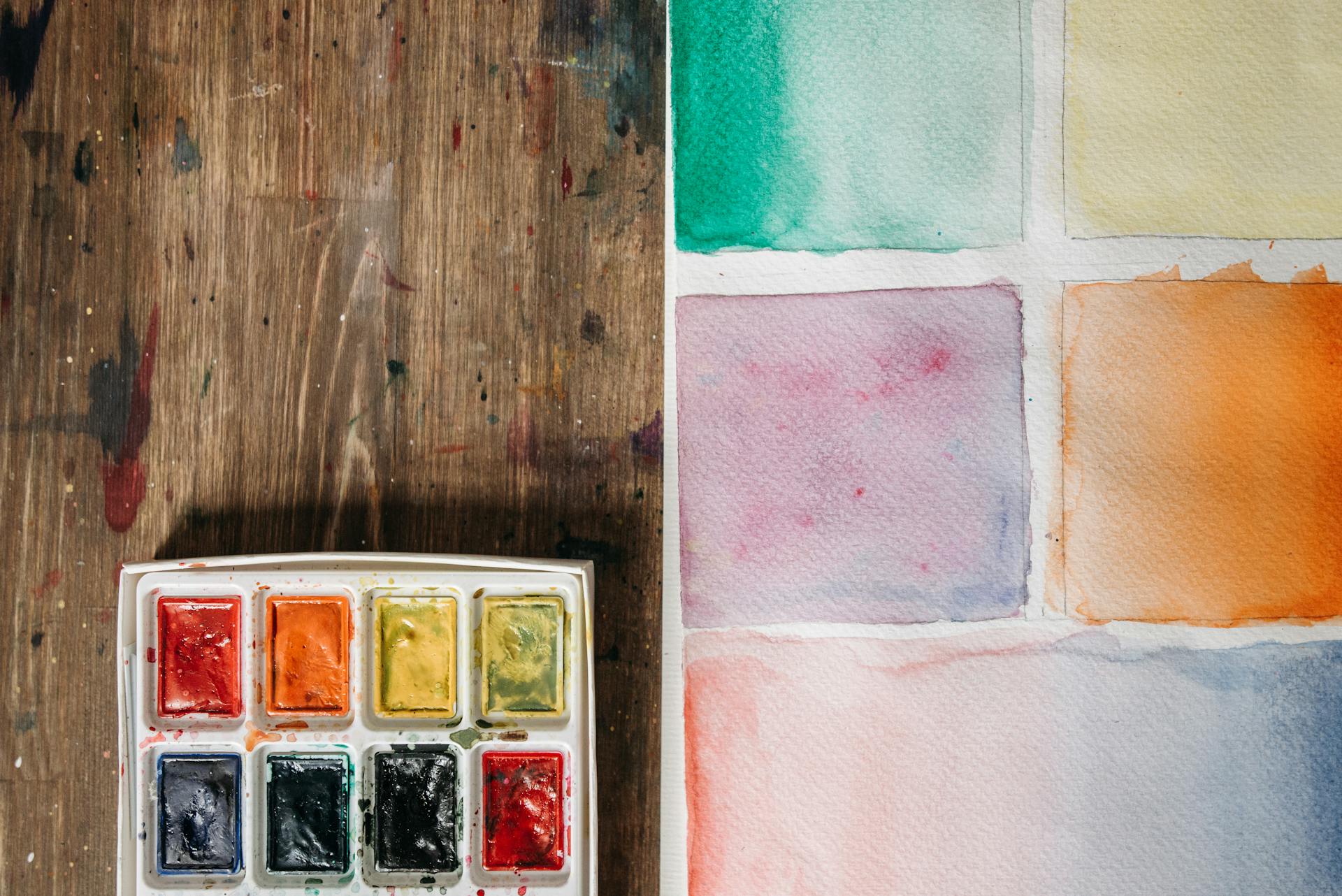 Atelier nomade aquarelle avec Auré Li