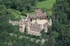 Peufeilhoux Vallon-en-Sully Vue aérienne château Ⓒ Château de Peufeilhoux