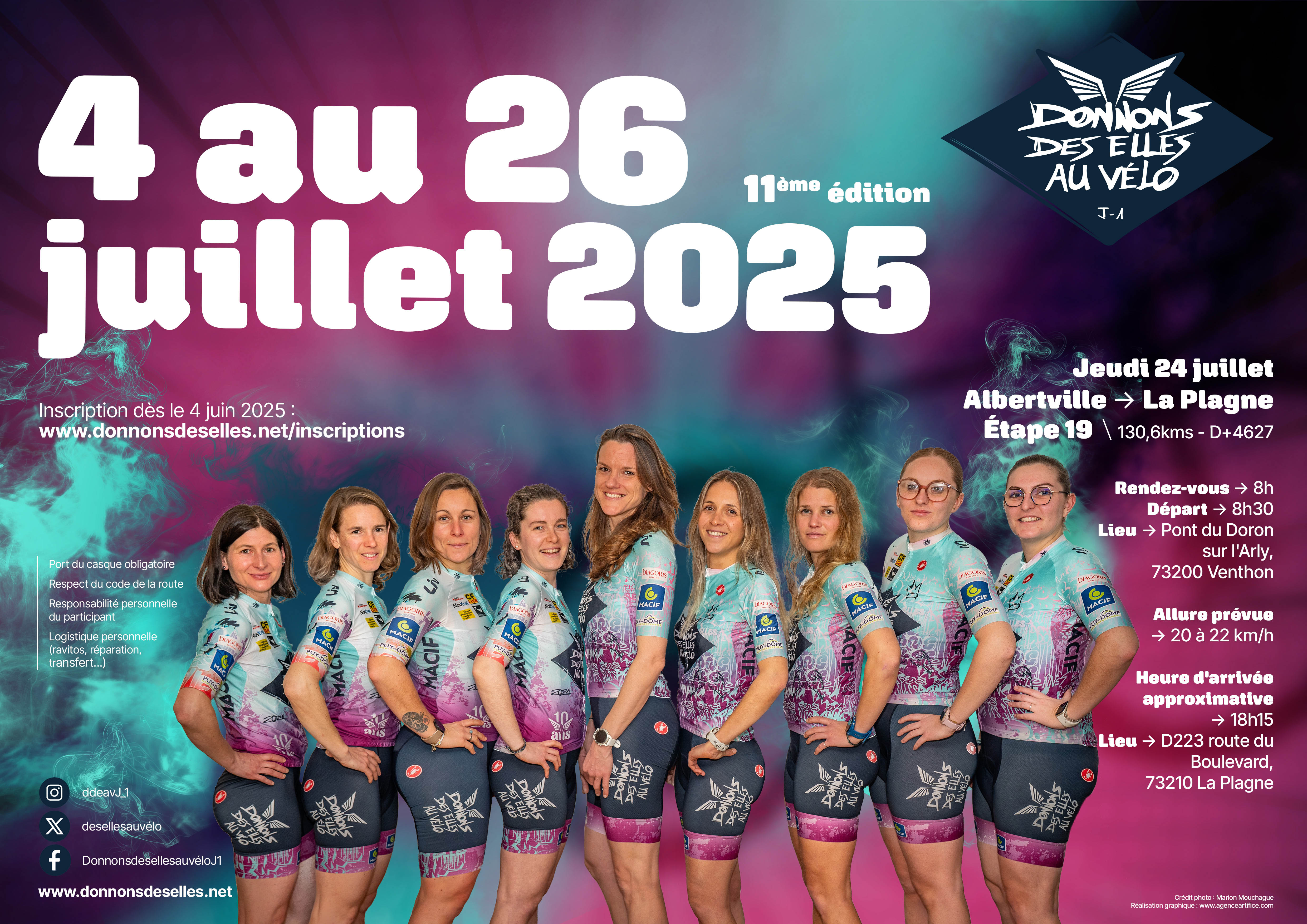 Donnons des Elles au vélo : Etape Albertville - La Plagne