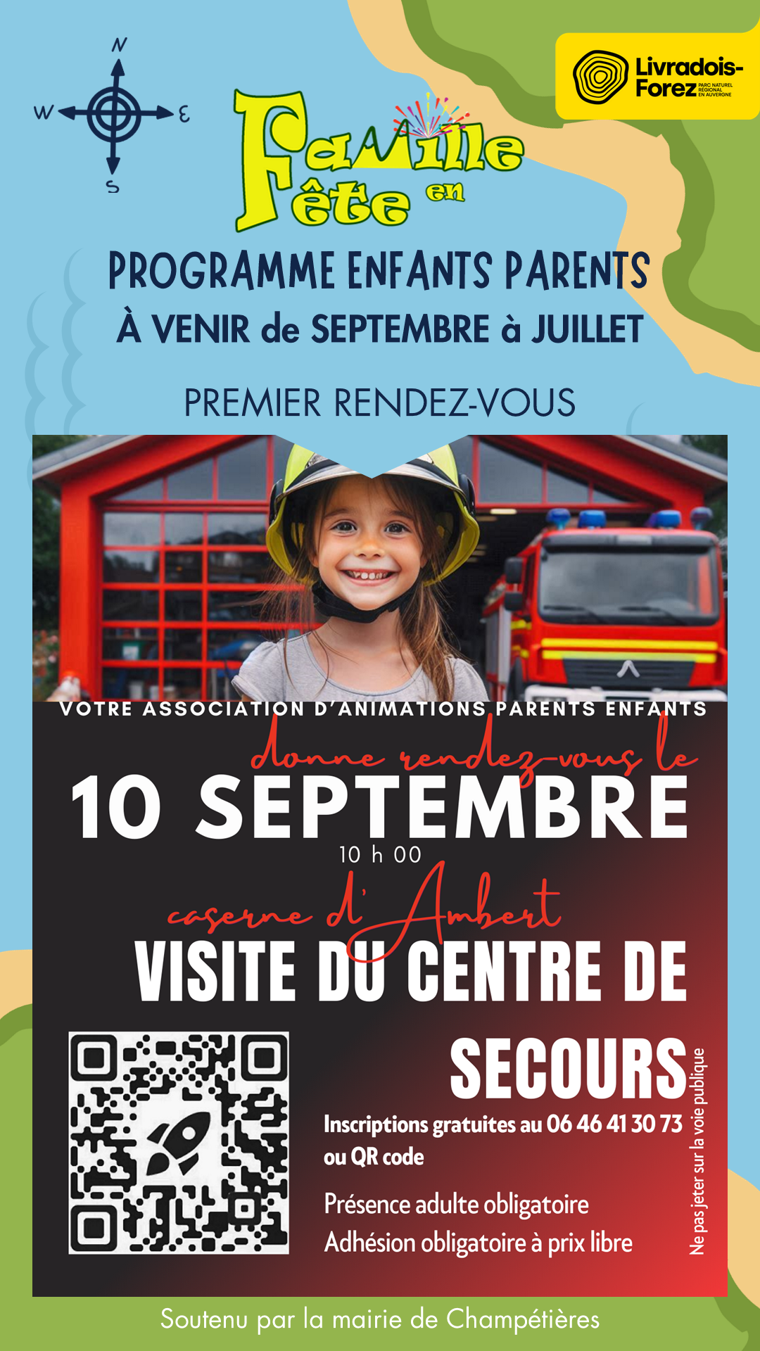 Visite de la caserne de pompiers d’Ambert