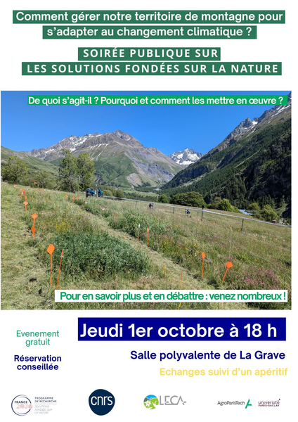 Échanges sur la nature et ses solutions