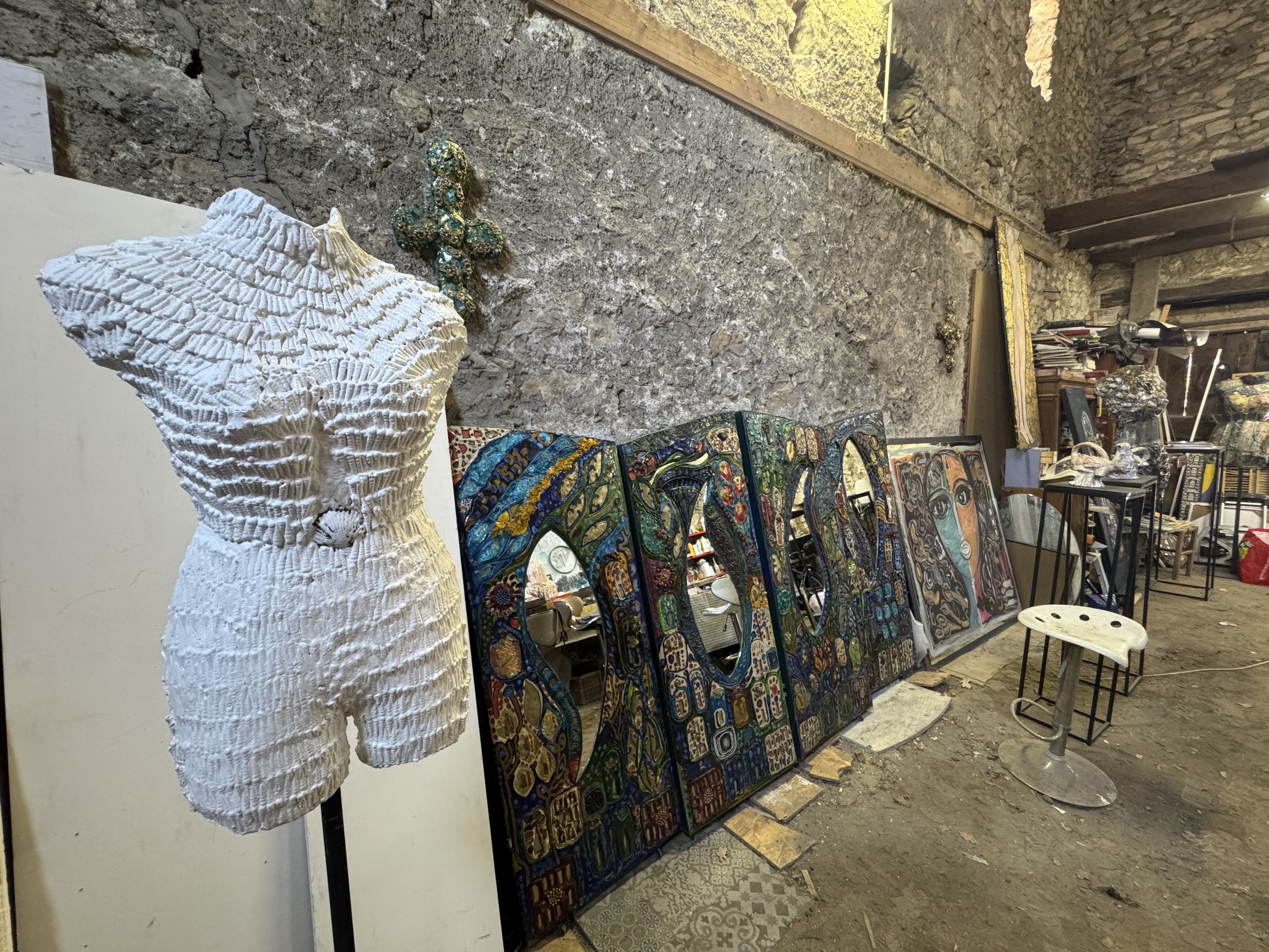 Au coeur de nos métiers : visite de l'atelier d'Anne Grenier, artiste plasticienne