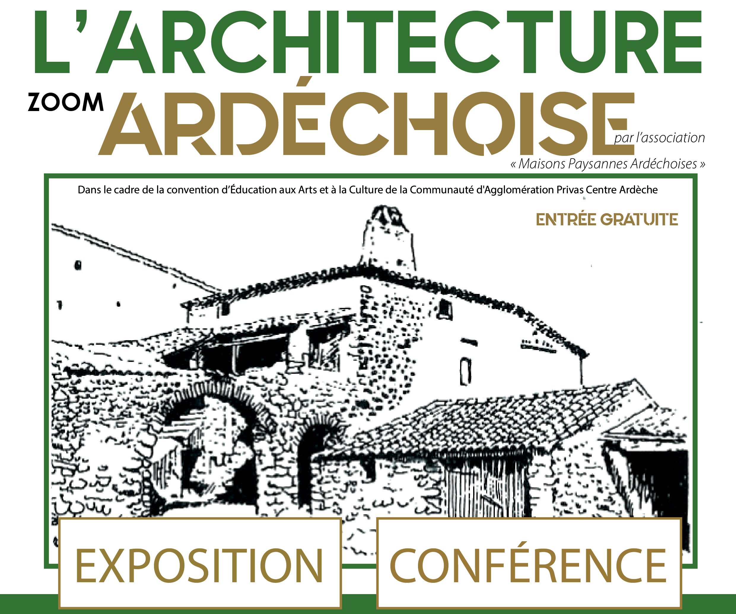 Exposition L'architecture ardèchoise