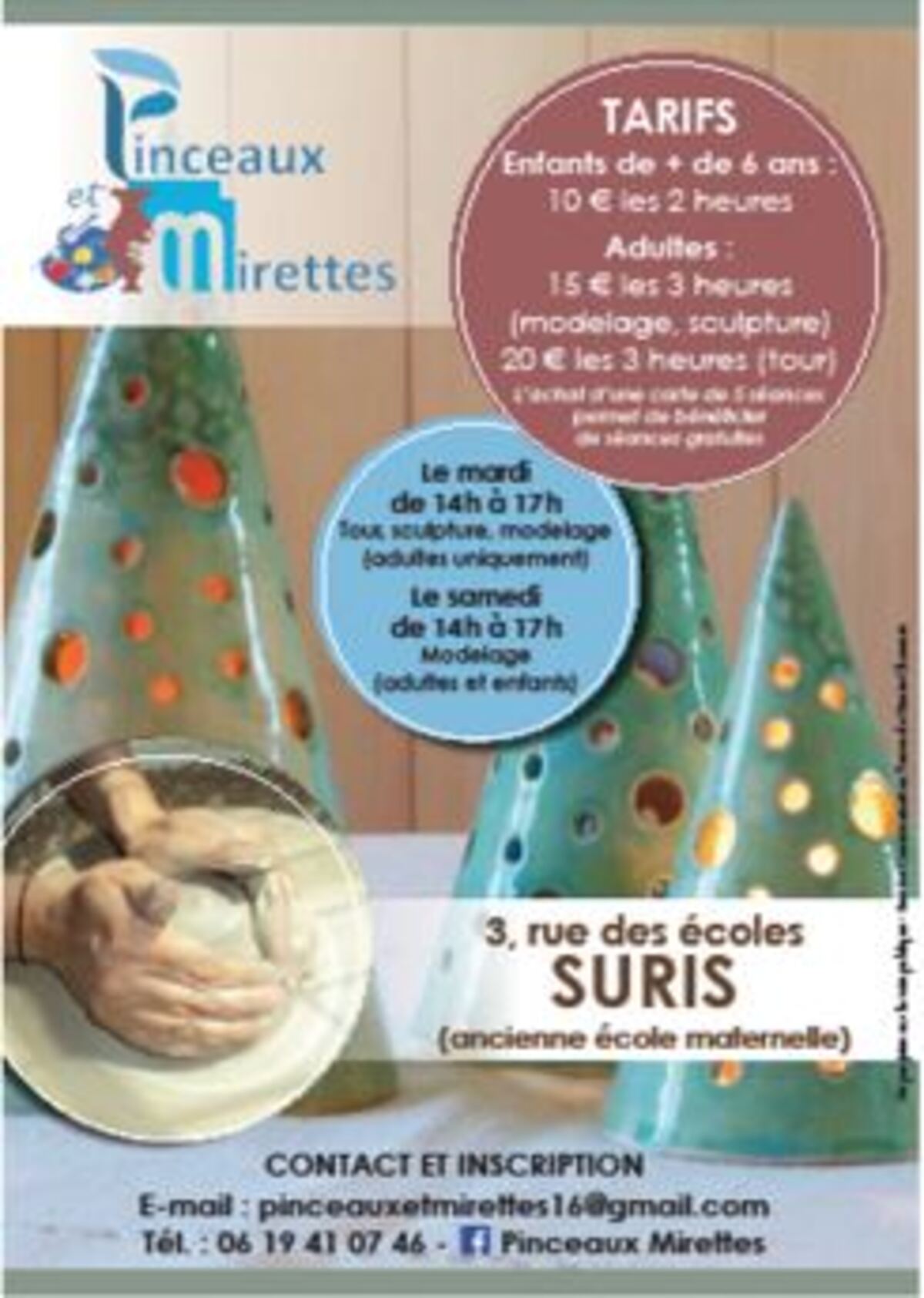 Atelier de Poterie Pinceaux & Mirettes