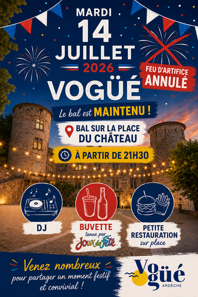 Soirée dansante du 14 juillet_Vogüé