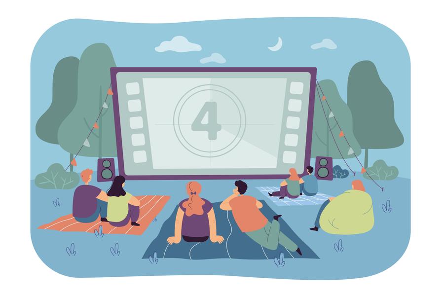 Open-air cinema