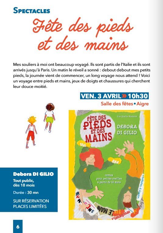 Festival graines de mômes "faites des pieds et des mains"