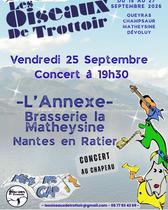 Concert : Les Oiseaux de Troittoir_Nantes-en-Ratier