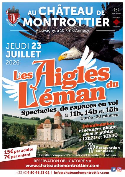 Spectacles de rapaces en vol