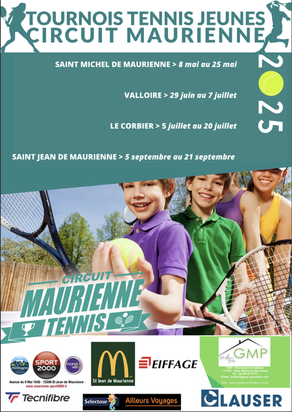 Tournoi Tennis Jeune : Circuit Maurienne_Valloire