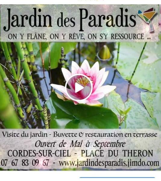 Le jardin des Paradis à Cordes ouvre ses portes