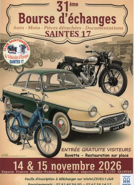 Bourse d'échanges autos-motos 2026