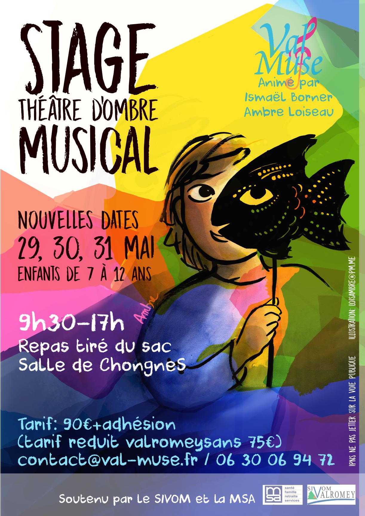 Stage de théâtre d'ombre à Valromey sur Séran