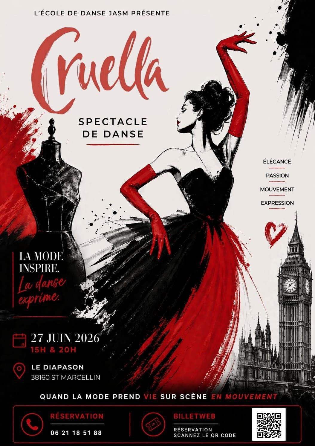 Spectacle de danse Cruella_Saint-Marcellin