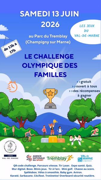 Jeux du Val-de-Marne : Le challenge olympique des familles au Parc du Tremblay 