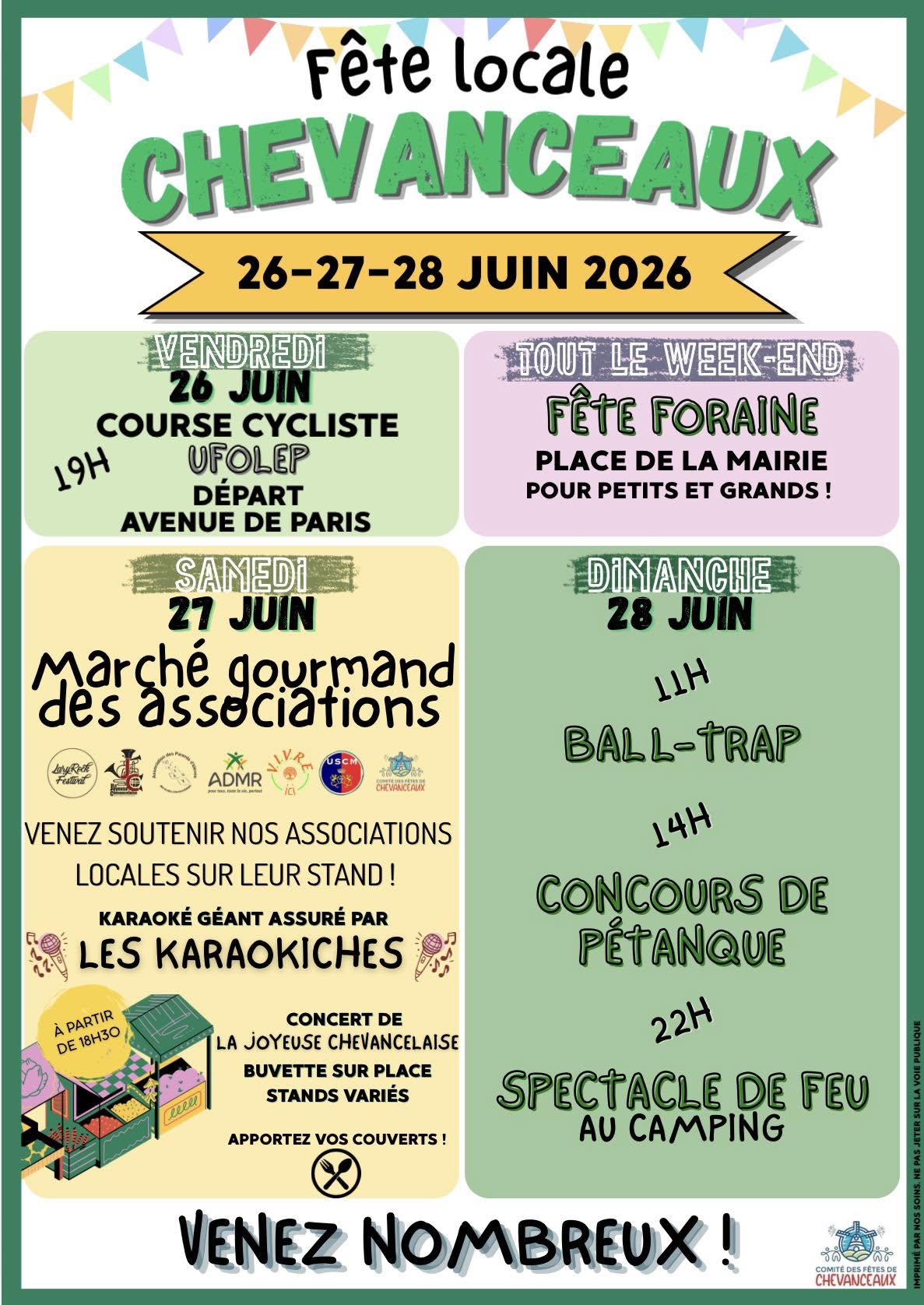 L'été du comité des Fêtes de Chevanceaux