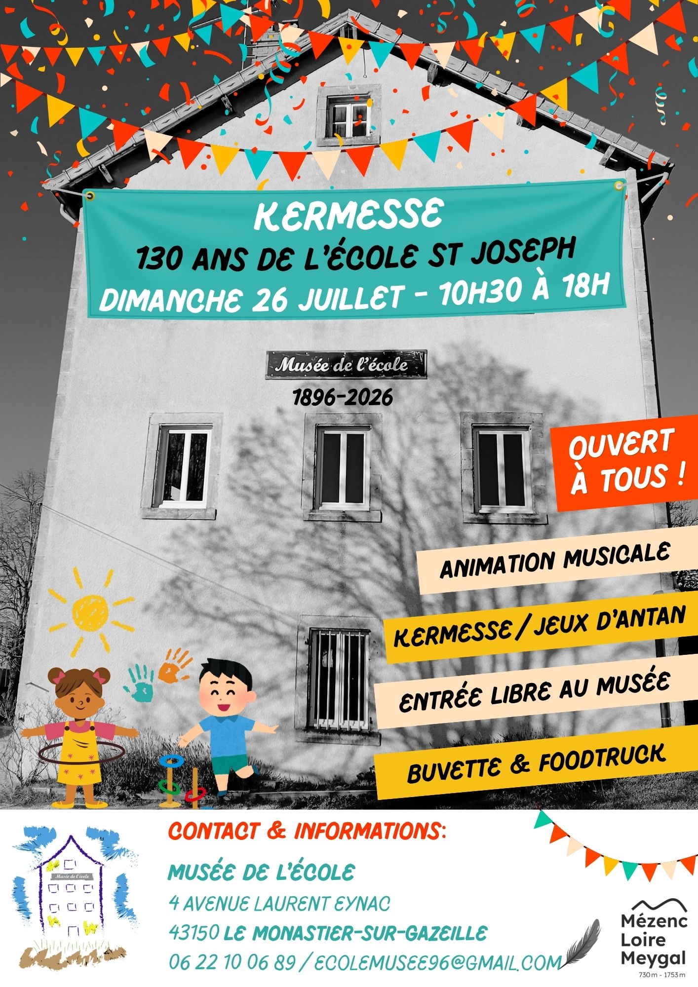 Kermesse - Fête des 130 ans de l'école !