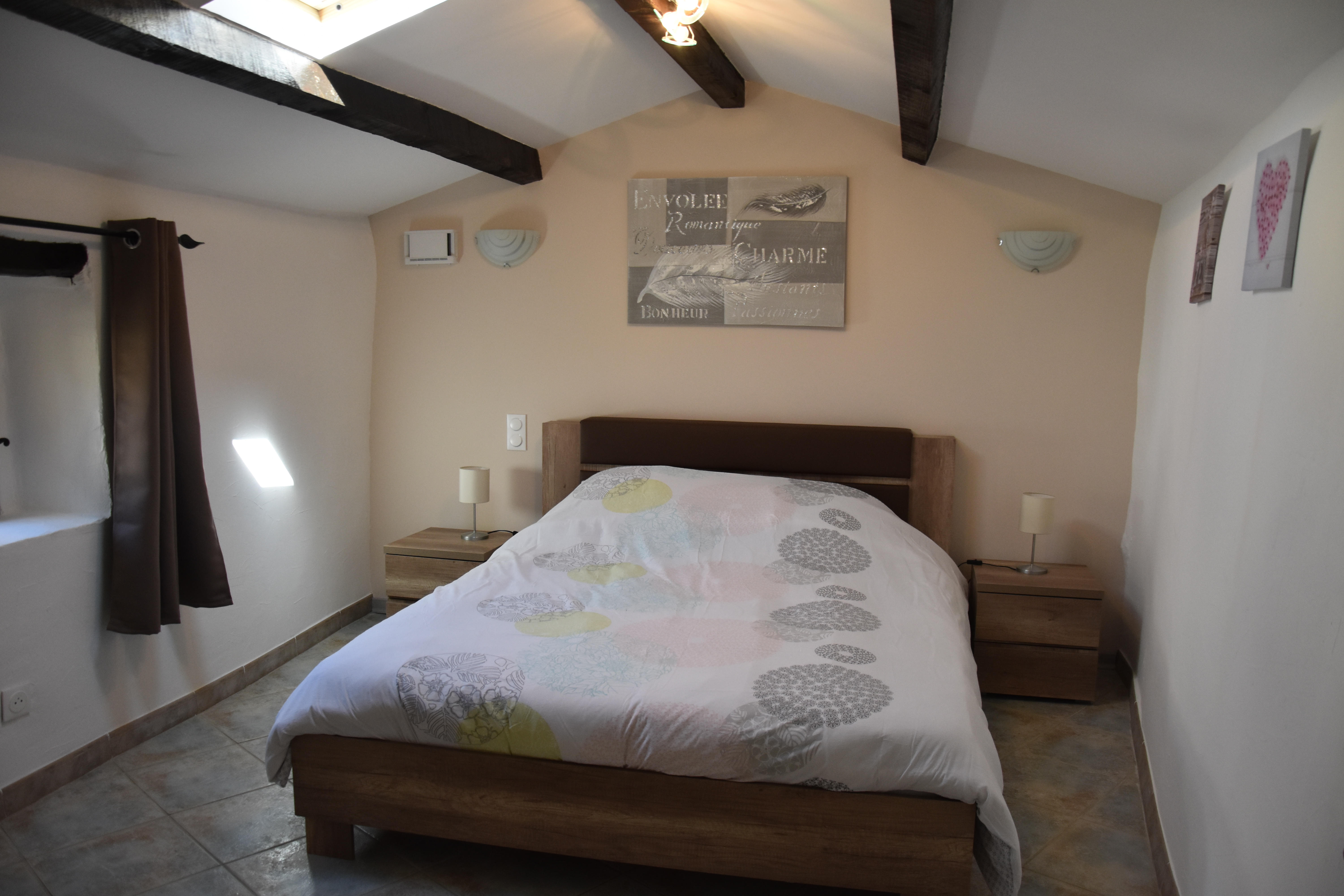 interieur chambre lit