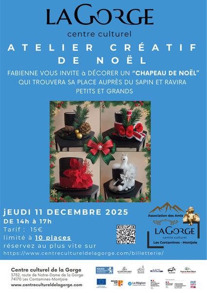 Atelier créatif de Noël au Centre Culturel de la Gorge_Les Contamines-Montjoie