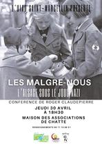 Conférence les "Malgré nous", l'Alsace sous le joug nazi_Chatte