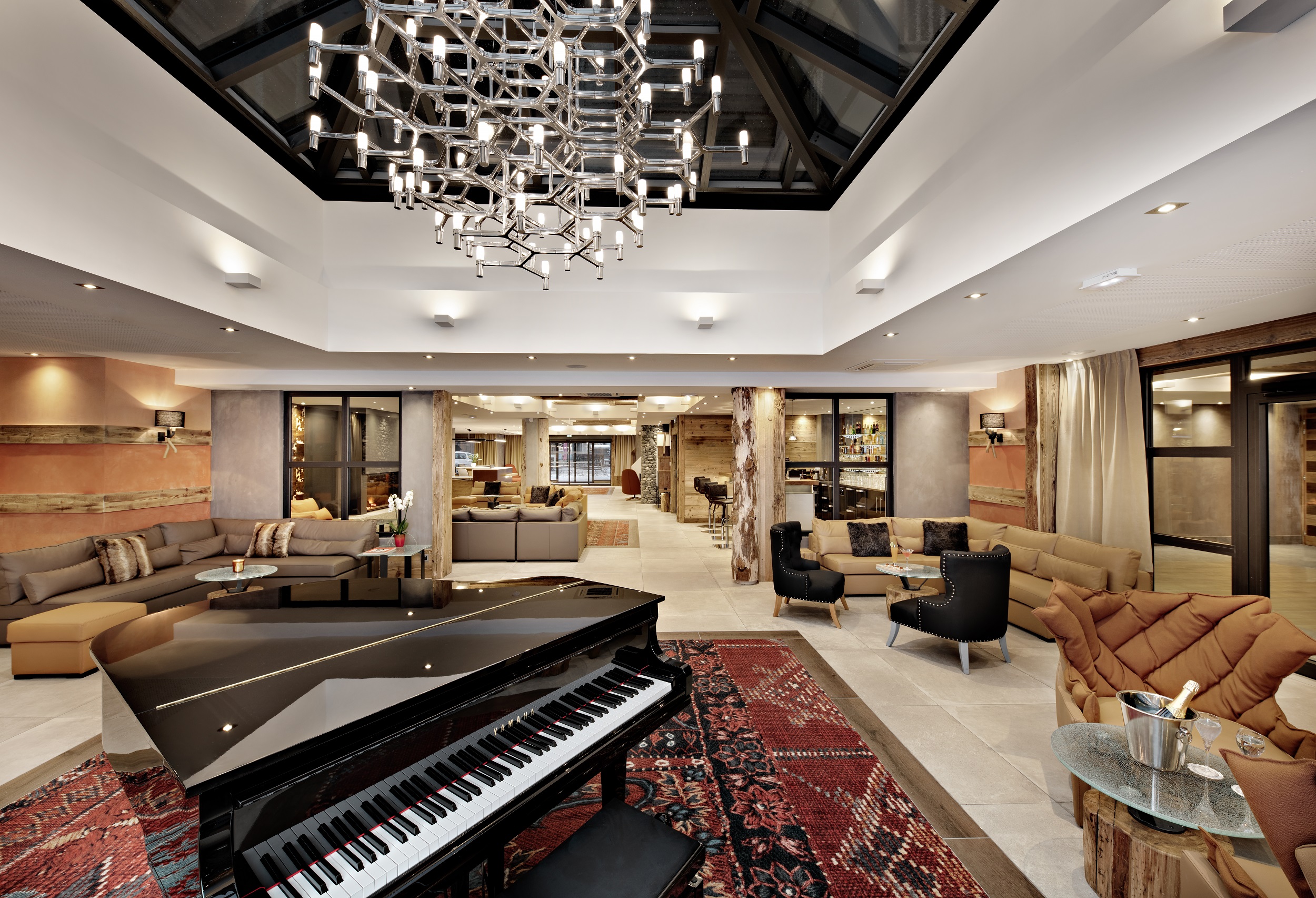 Hotel Alexane 4 étoiles - Bar et Salon avec Piano