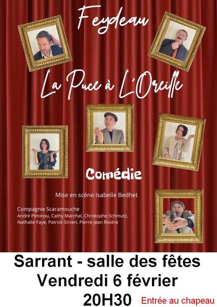 Théâtre " La puce à l'oreille"_Sarrant