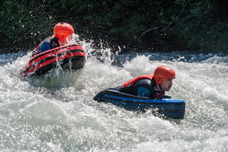 Hydrospeed sur l'Isère