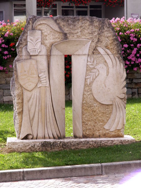 Sculpture Culoz - Guerre et paix