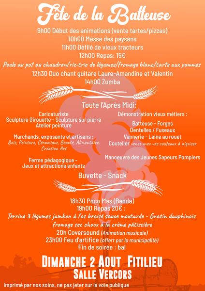 Fête de la batteuse