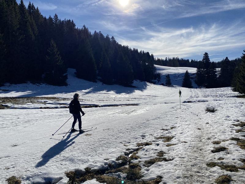 Itinéraire raquettes à neige : la petite traversée_Le Revard