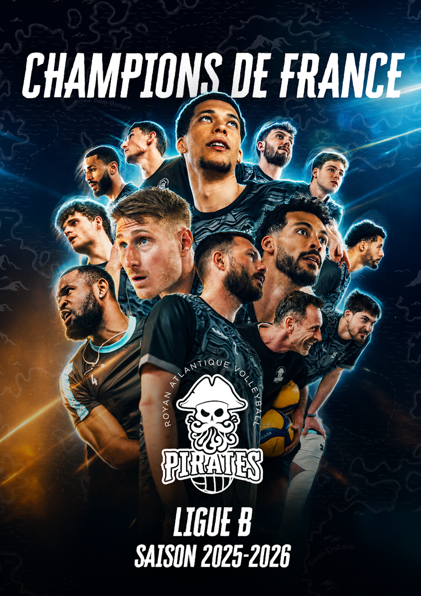 VICTOIRE DES PIRATES AU CHAMPIONNAT DE FRANCE DE VOLLEY-BALL