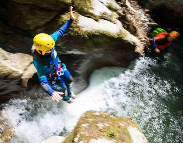 Annecy canyoning Roc Canyon via ferrata