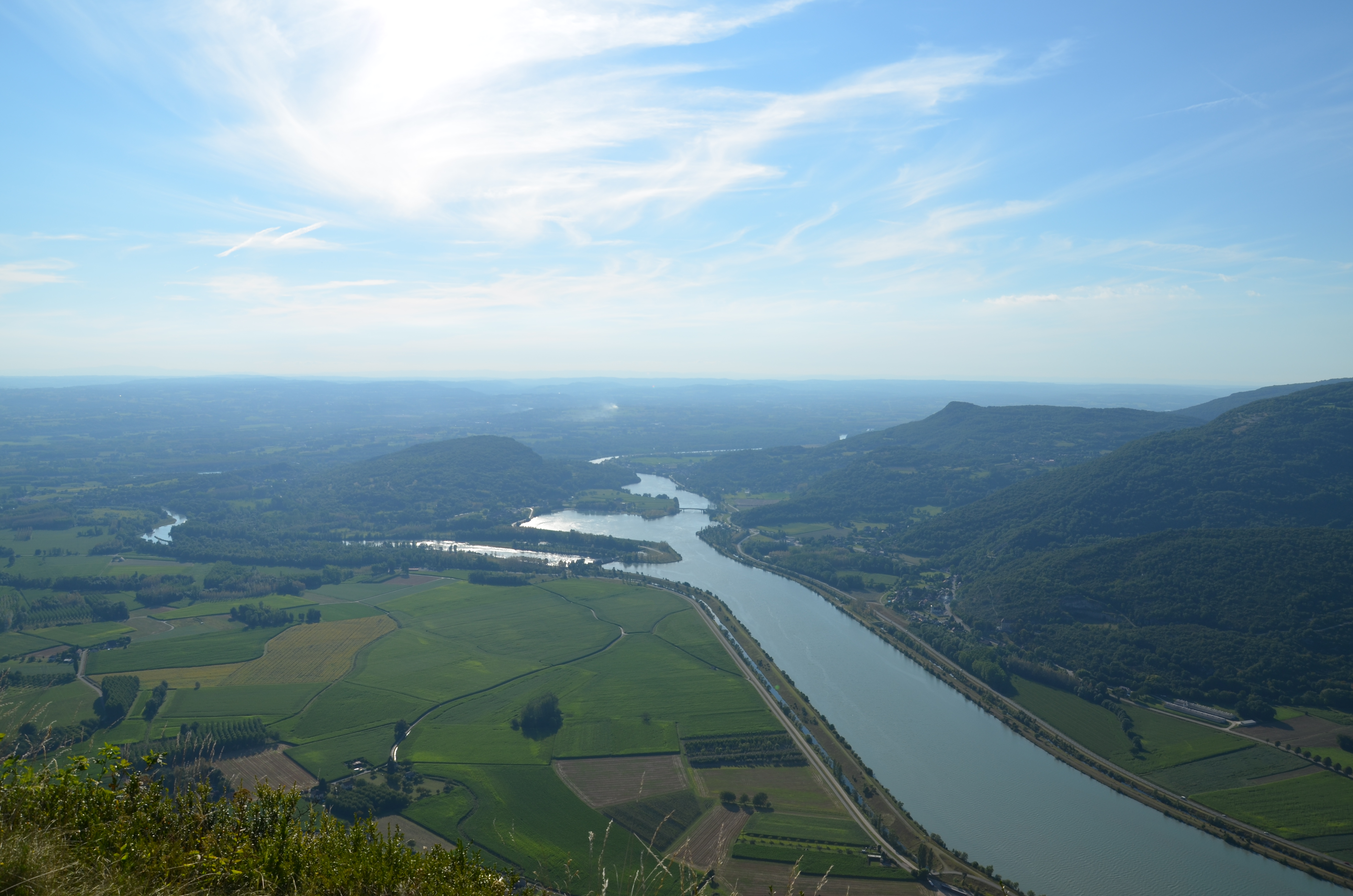 Rhône depuis le Site des Fils_St Maurice de Rotherens _ St Genix les Villages