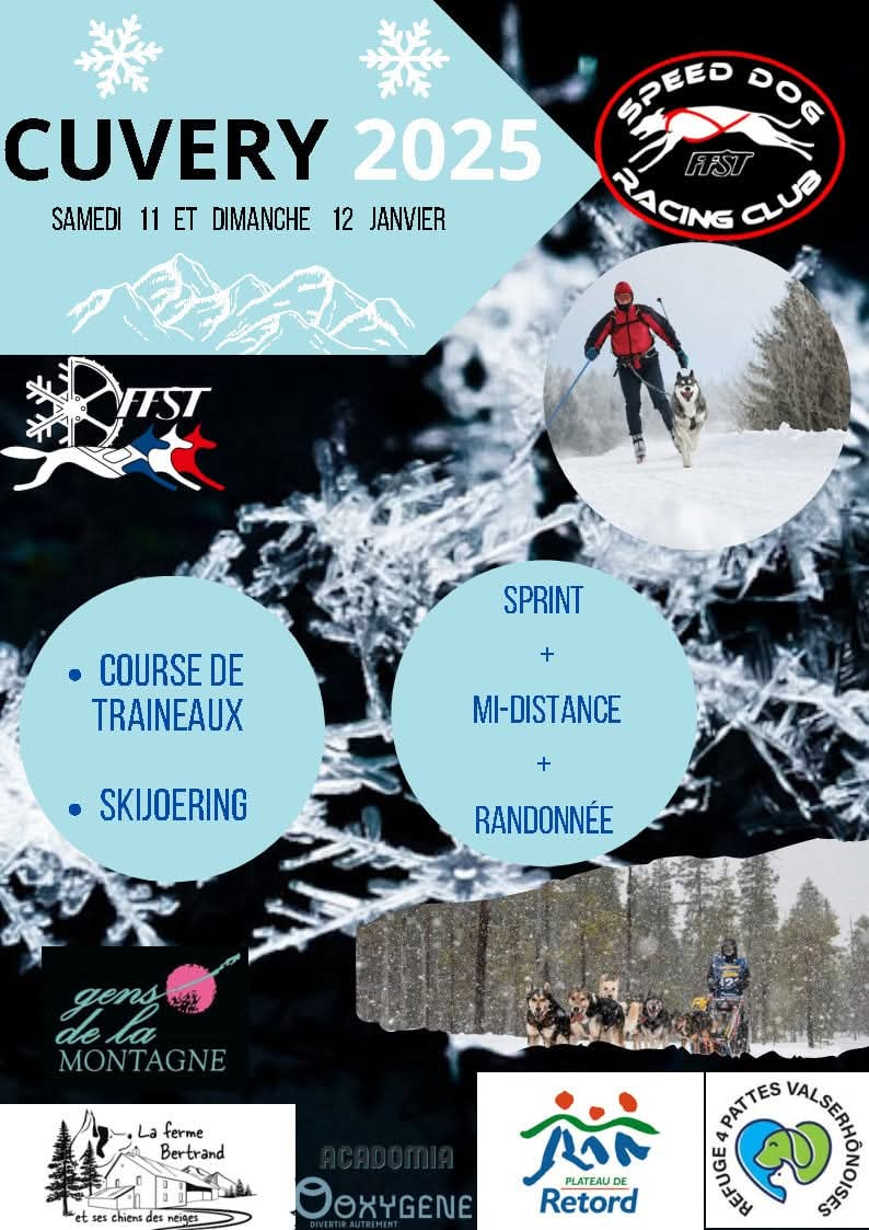 Course de Cuvéry : ski-joring, traîneau sprint et mid_Valserhône