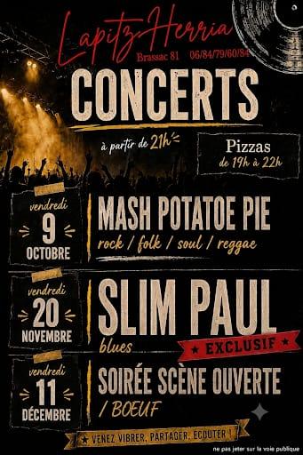 Concert Slim Paul