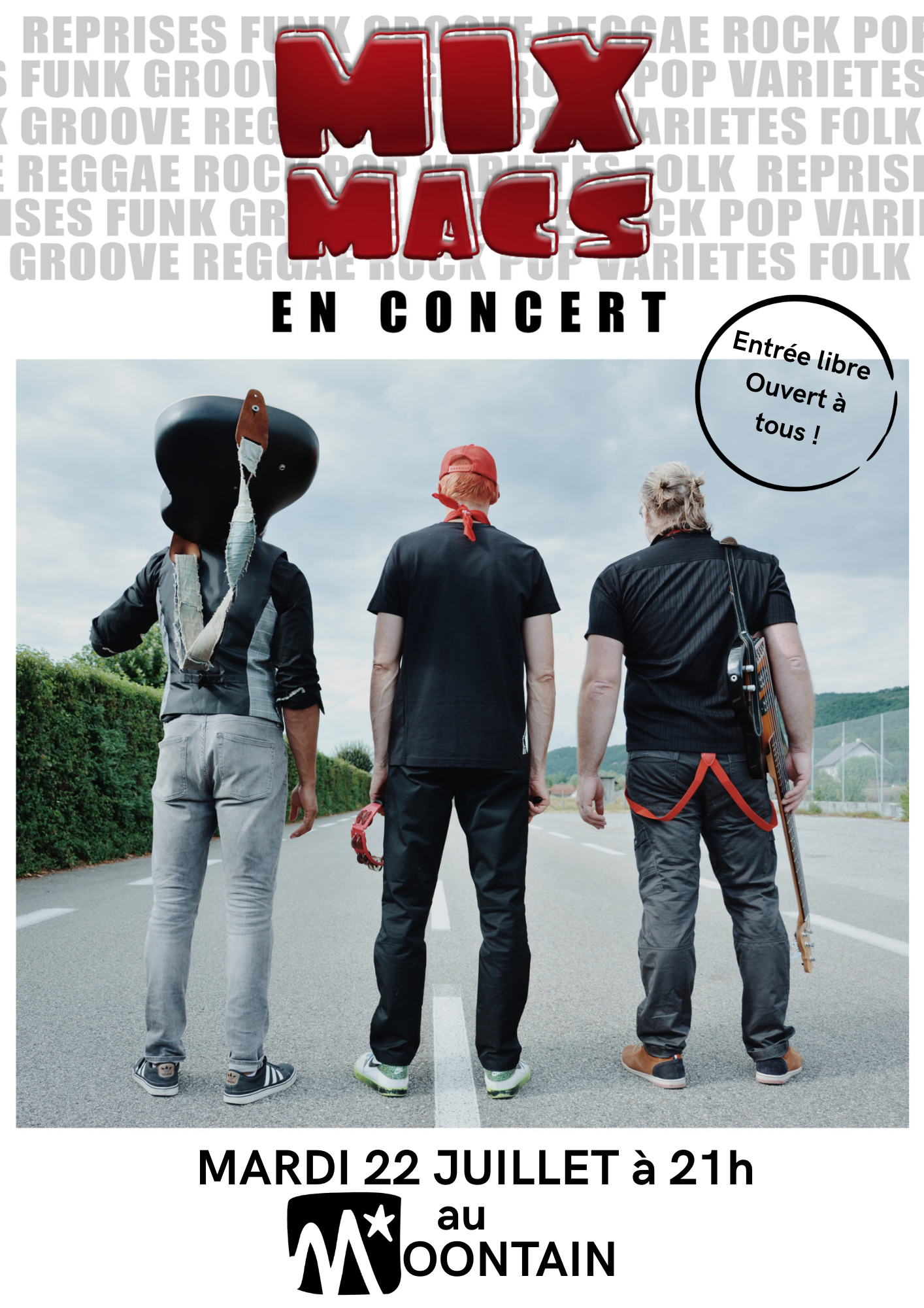 Concert des Mix Macs au Moontain