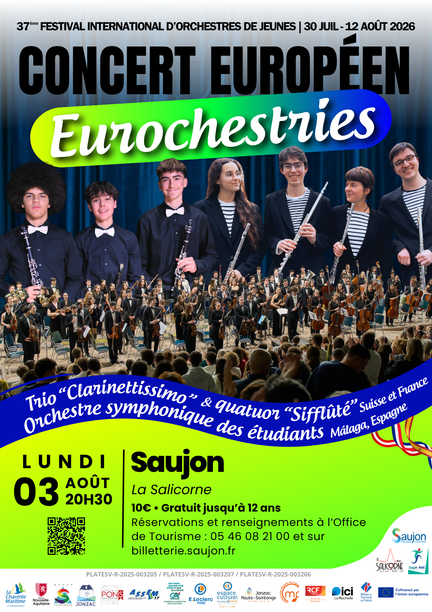 Concert des Eurochestries - Un orchestre symphonique & un ensemble de musique de chambre
