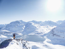 Panorama depuis le domaine skiable de Val Cenis
