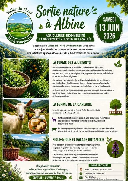 Sortie nature à Albine