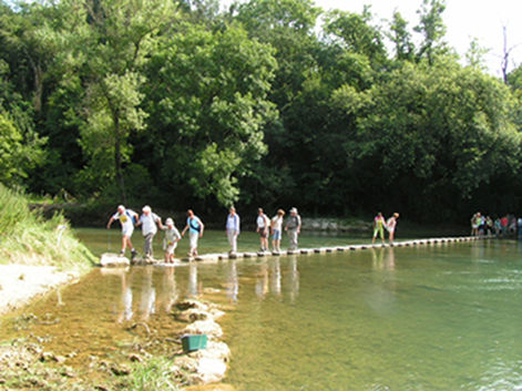 Gué sur le Suran à Saint-André