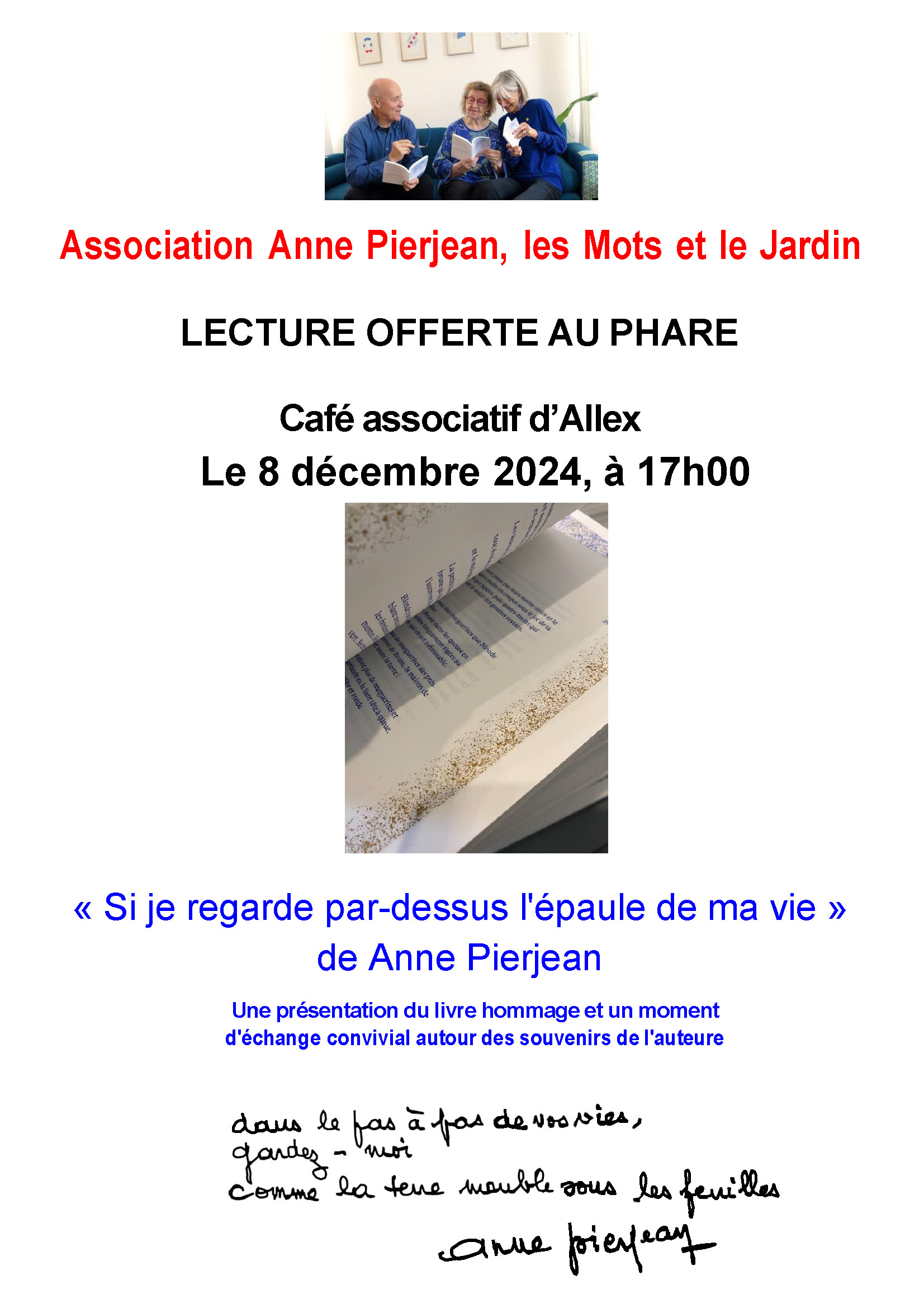 Lecture offerte au phare