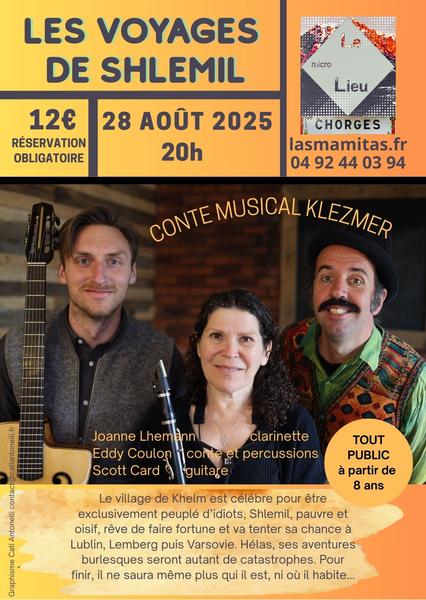 - © cati antonelli/lemicrolieu Conte musical - Les voyages de Shlemil - © cati antonelli/lemicrolieu