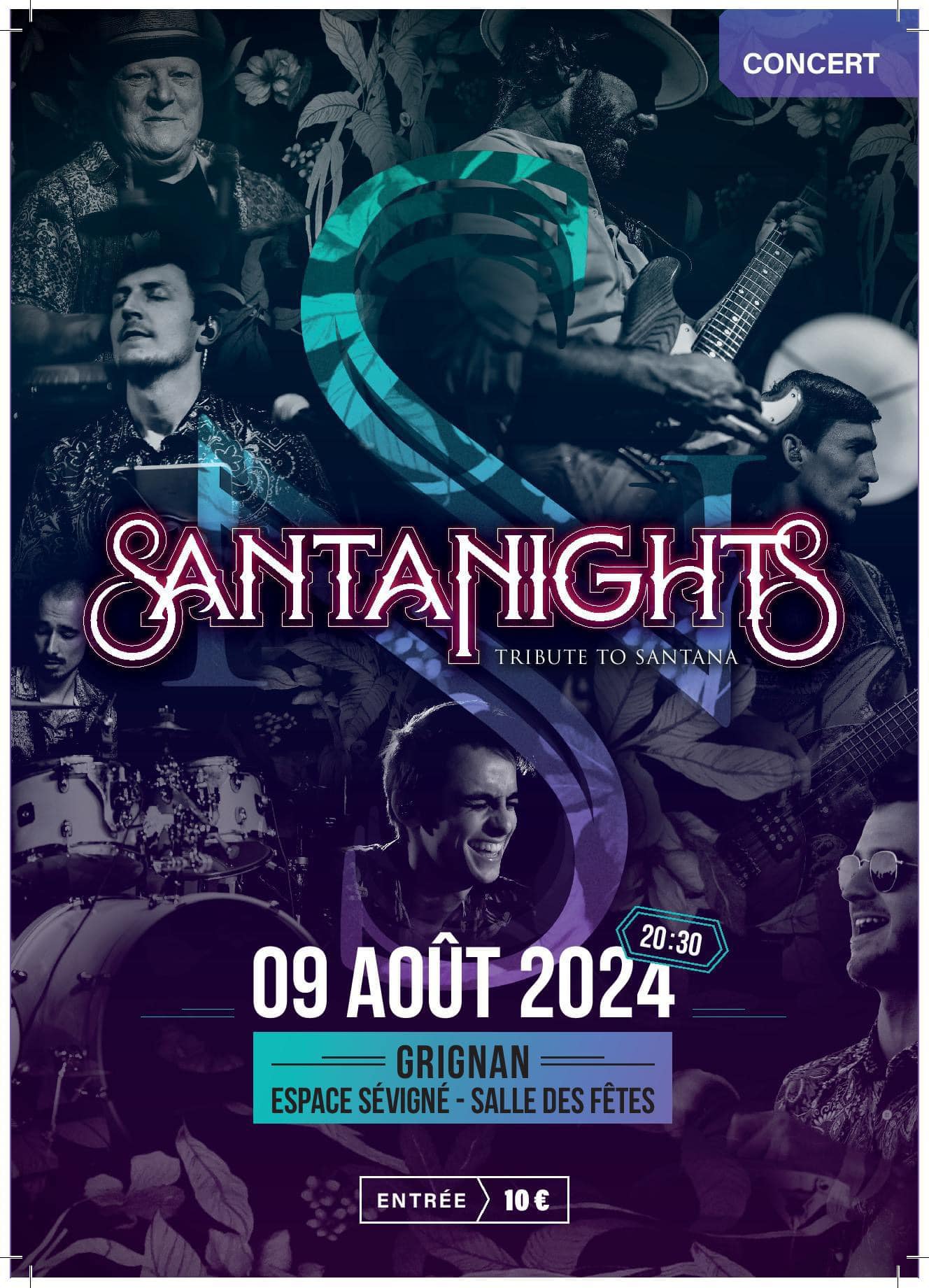 Concert Santanights - tribute to Carlos Santana