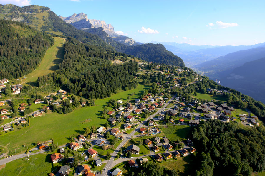 Prendre de la hauteur aux Carroz