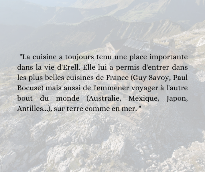 Déjeuner au refuge de la Pointe Percée