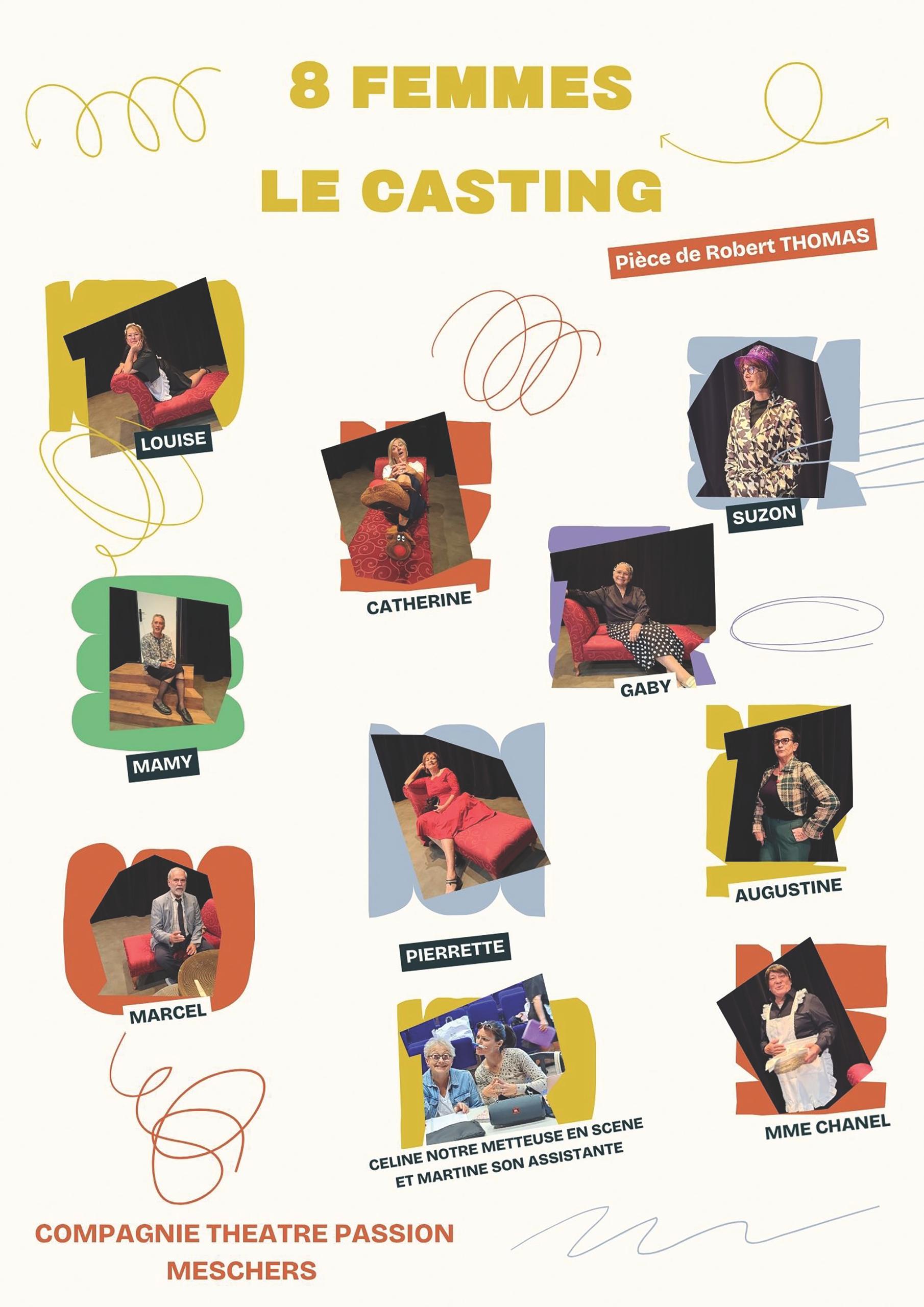 Les rencontres de théâtre du mercredi : « 8 femmes »