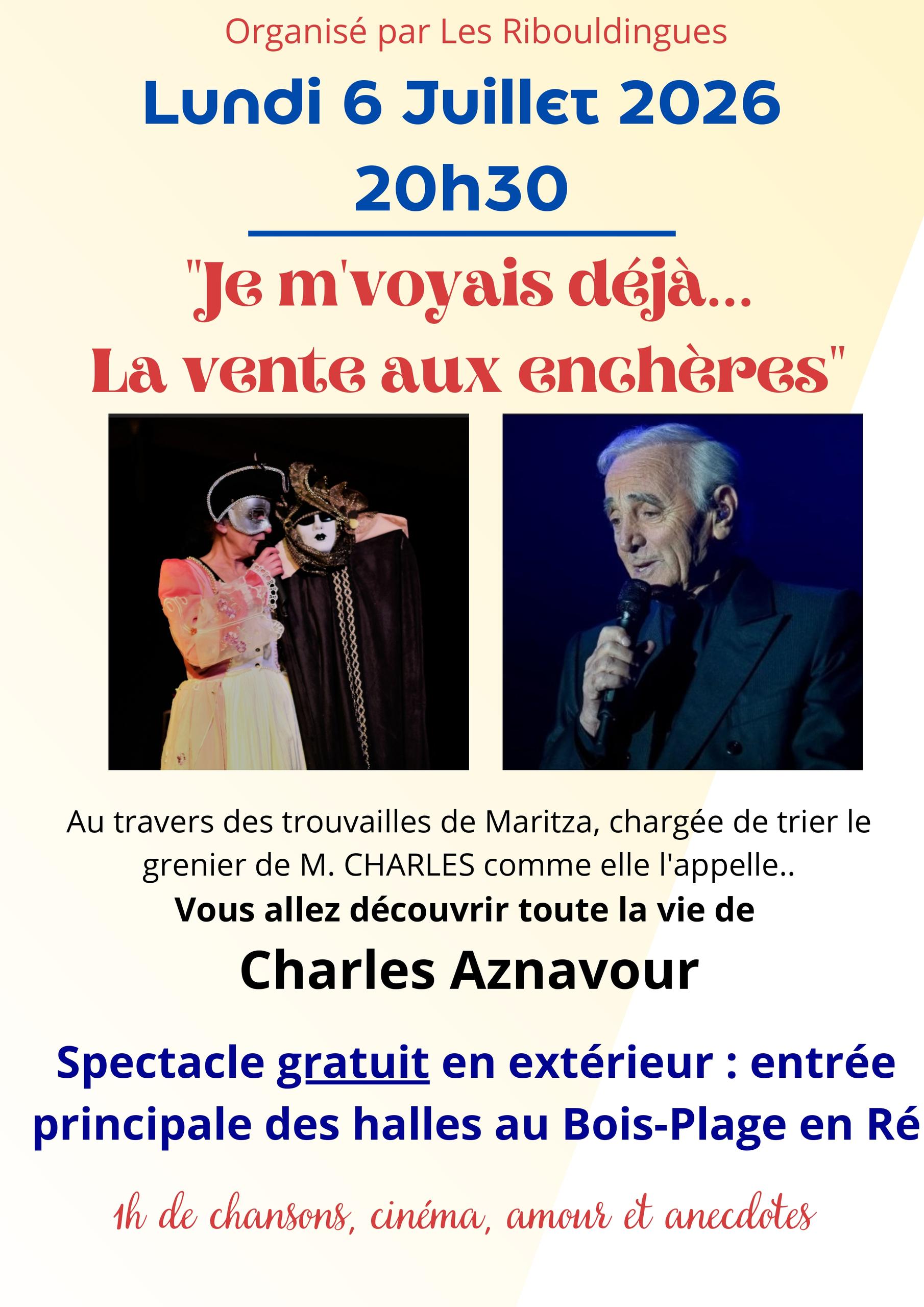 Animation cabaret Les Ribouldingues-Je m'voyais déjà